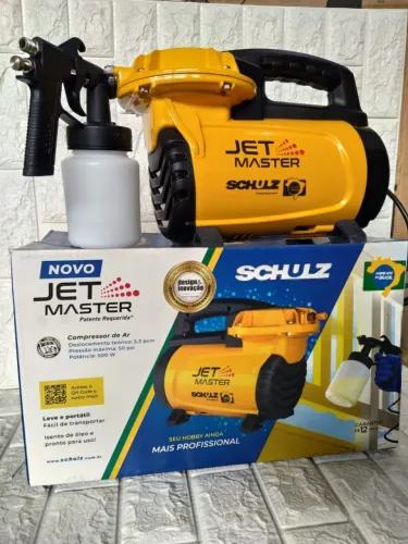 Compressor Schulz Jet Fácil com Pistola - Novo e Pronto pra Uso