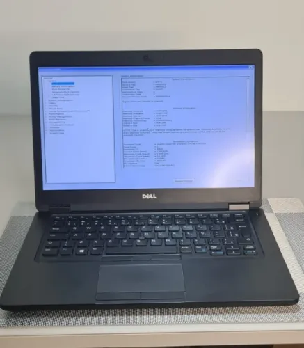 Notebook Dell Latitude 5480 14" preto 8GB - 256GB SSD - Intel Core i5 - 6300U
