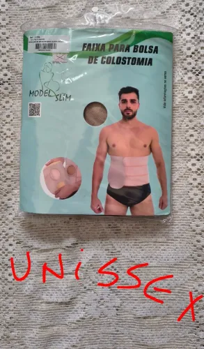 DOAÇÃO - CINTA  Faixa P/ Bolsa de Colostomia - TAM. M
