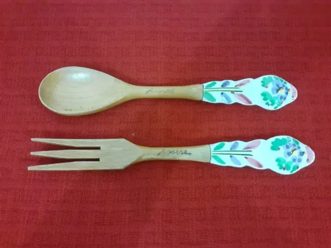 Utensílios de salada Italianos
