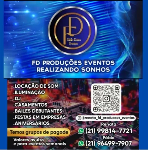 Grupos de Pagode ,som ,DJ e iluminação 