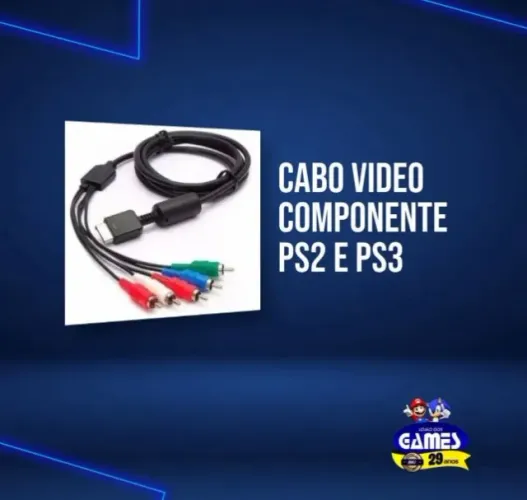 cabo video componente playstation