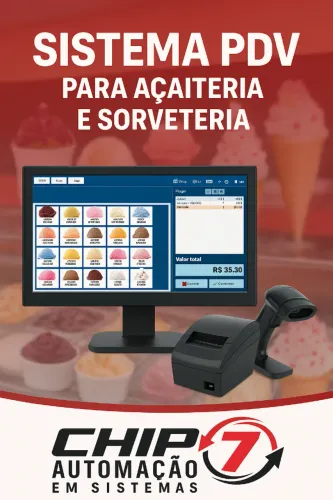 Sistema PDV para Açaiteria e Sorverteria