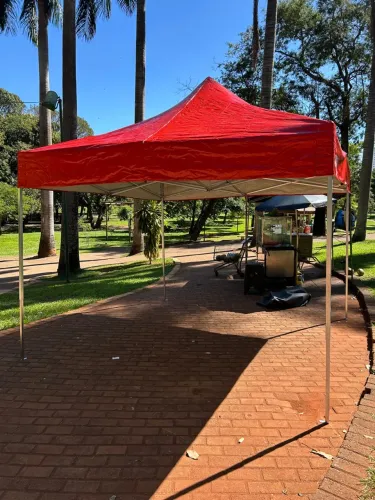 Tenda 3x3 pvc - Ideal para feiras e festas