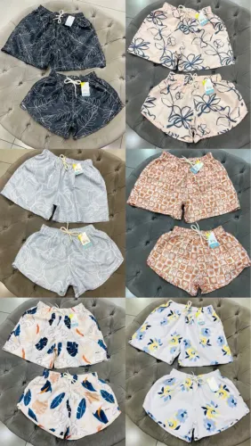 Shorts femininos estampados - Vários modelos