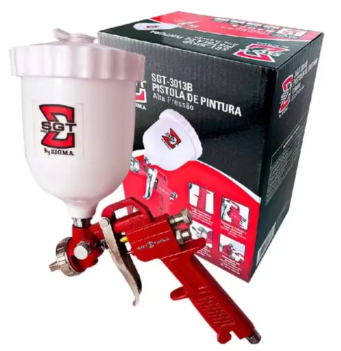 PISTOLA DE PINTURA GRAVIDADE PROFISSIONAL CANECA 600ML PLÁSTICA 