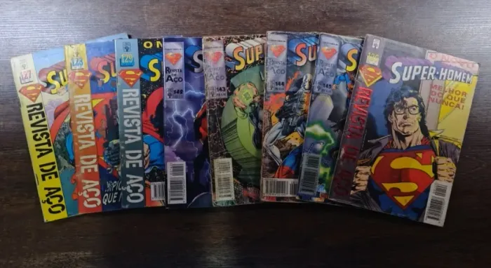 Coleção Super Homem 126, 127, 128, 129, 142, 143, 144, e 145