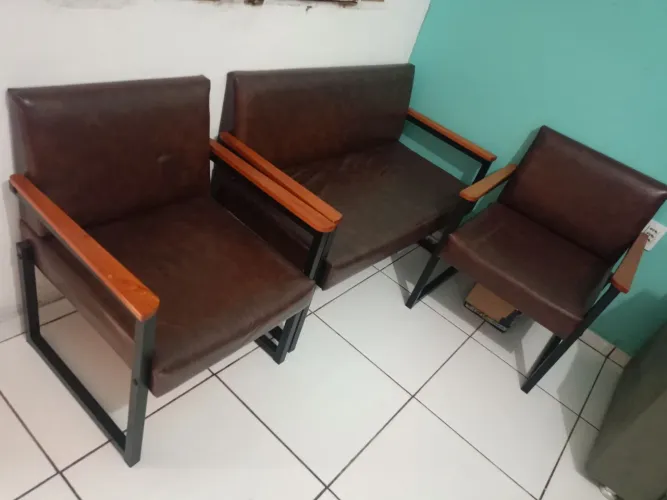 Conjunto Poltrona e Sofá pátio