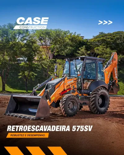 Retroescavadeira Case 580 N S2 completa 4x4 2026