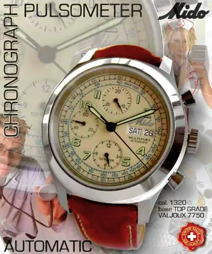 Relógio Mido Multifort Chronograph Pulsometer
