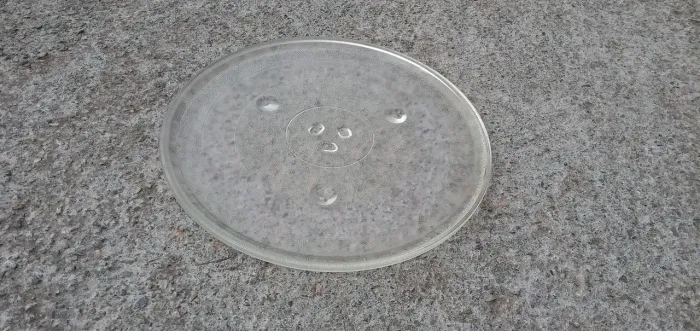 Prato de vidro para microondas grande