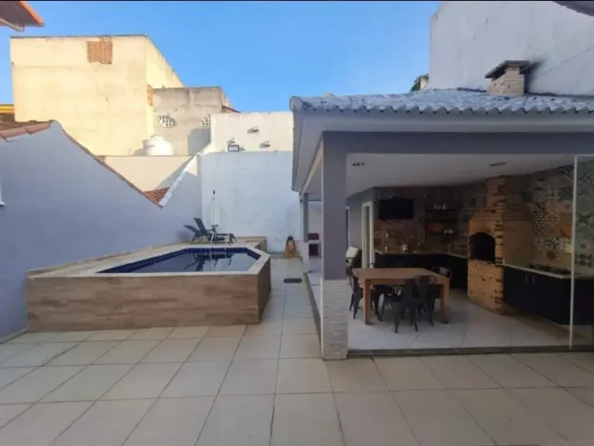 Casa em condomínio na cachamorra, 3 quartos, suíte, piscina, aceita financiamento