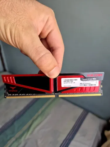 Memória Ram ddr4 T-Force Vulcan 8gb 2666MHz