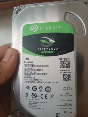 Seagate Barracuda 1TB Placa Principal