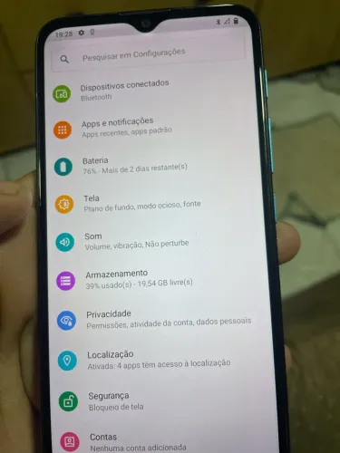 Moto E7 Power funcionando perfeitamente, com sinais de uso. Desapego por apenas R$300!