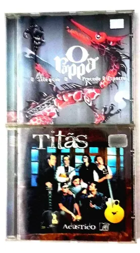O Rappa e Titãs 2 CDs por 50,00