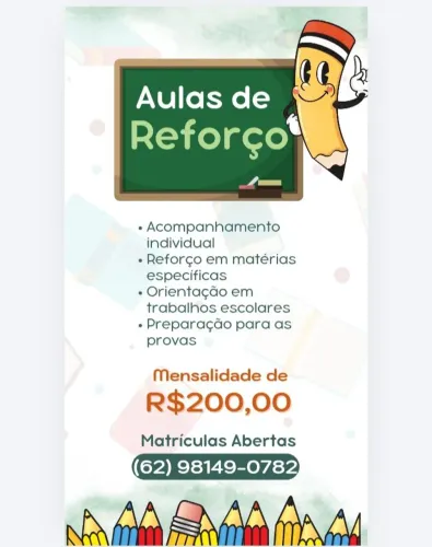 Aulas de reforço
