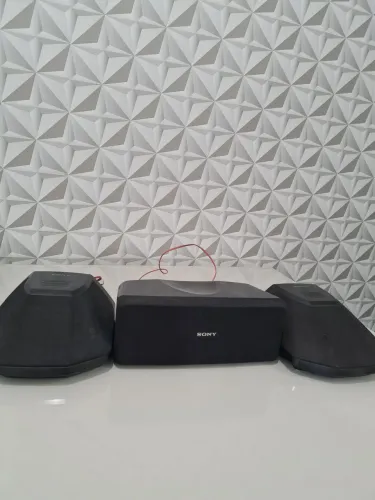 Trio caixas sony (sunround e central)