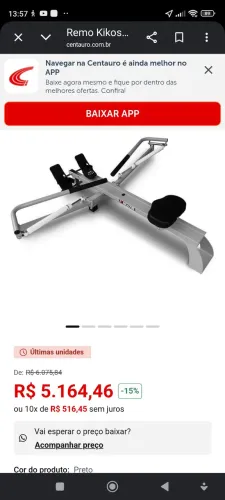 Aparelho de remo Kiko 218