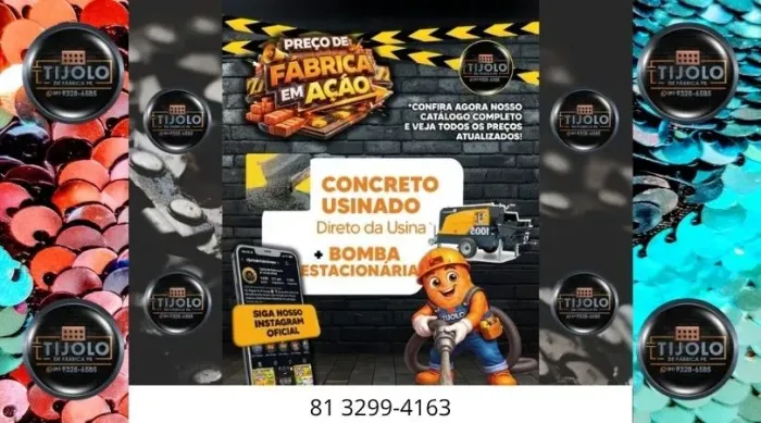 oferta concreto usinado para construção