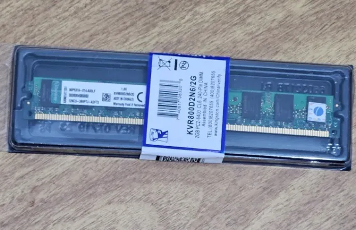 Memoria PC Desktop 2GB DDR2 800mhz Kingston lacrada - Aceito cartão - Entrega grátis JP