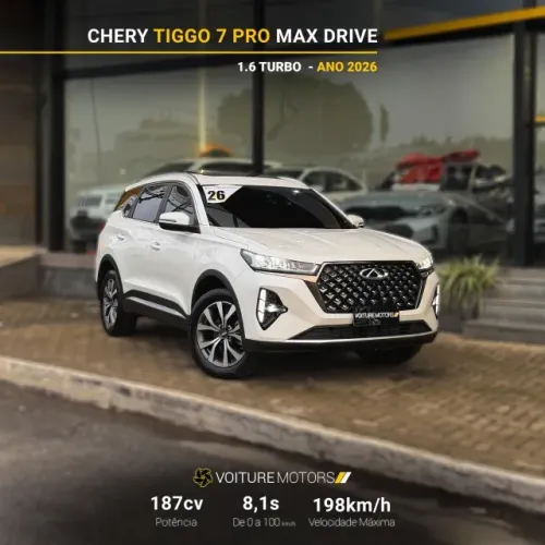 Chery Tiggo 7 Pro MAX Drive 1.6 Turbo 16V Aut. 2026