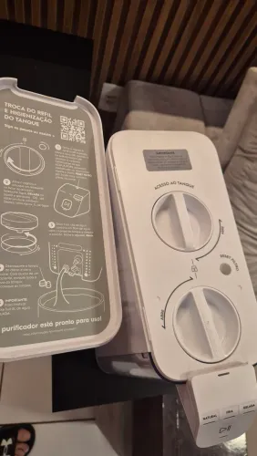 Filtro acqua pure electrolux usado e com a placa queimada