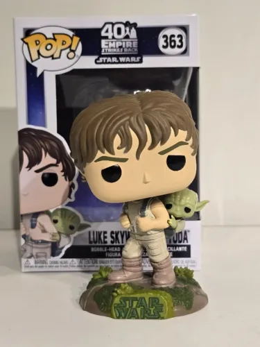 Funko Pop! Star Wars, 40 The Empire Strikes Back - Luke Skywalker And Yoda, 363