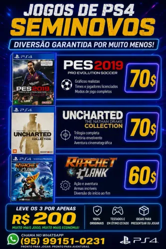 Jogos de ps4 originais