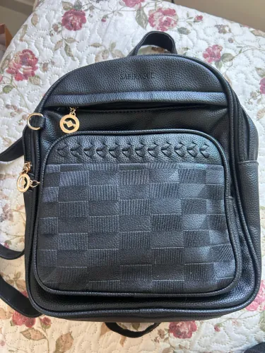 Mini mochila preta