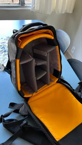 Mochila grande para fotografia