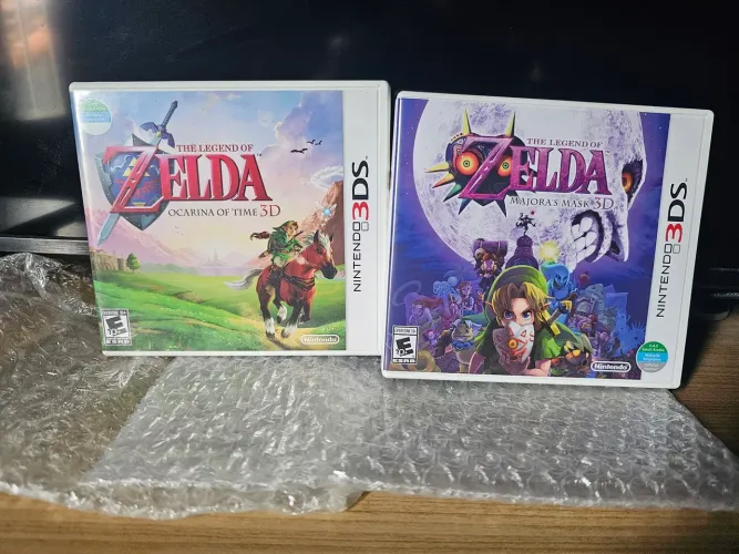 Zelda Ocarina e Majora Mask 3ds