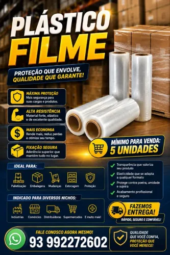 Rolos de Plástico filme 50x500
