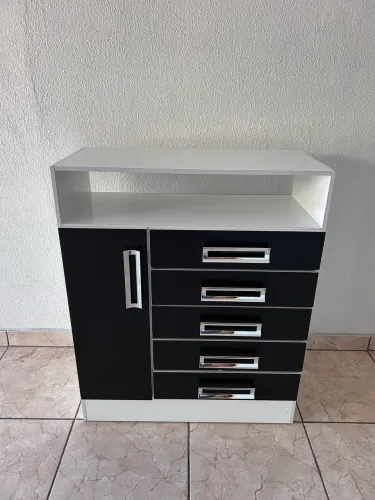 Cômoda Preta Nova