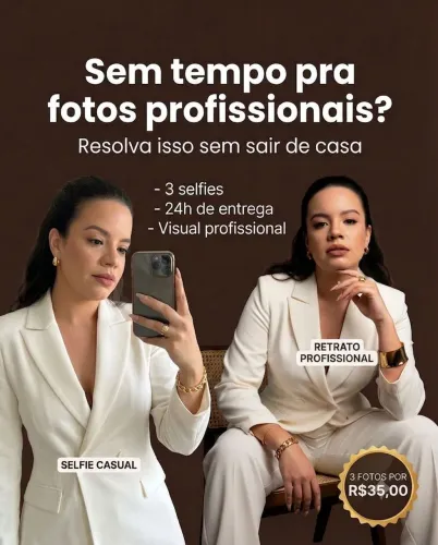 Fazemos edição de Foto Estilo Estúdio 