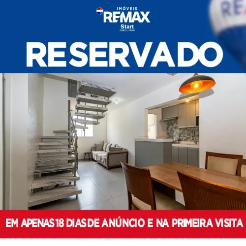 Cobertura Duplex Porteira Fechada em Condomínio Clube - 2 Quartos - 1 suíte - 109m² - Xaxi