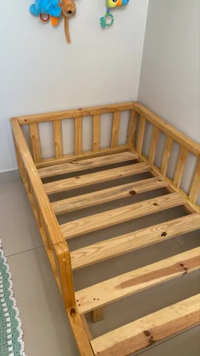 Cama solteiro madeira MDF