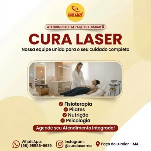 Cura Laser | Nutrição, Fisioterapia, Pilates e Tratamento de Feridas em Paço do Lumiar