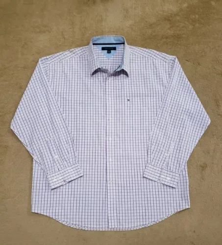 Camisa Tommy Hilfiger Original Linda Custom Fit Estado de Nova Desapego Oportunidade
