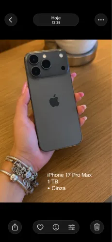 iPhone 17 pro Max 1 tera todos acessórios originais