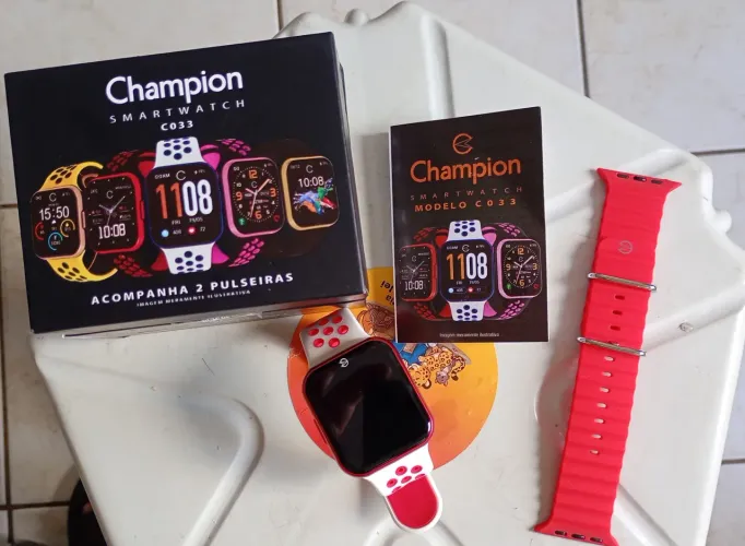 Smartwatch Champion C033 novo sem uso