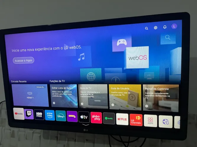 Smart TV LG 32? HD Thinq AI + Suporte de Parede Articulado