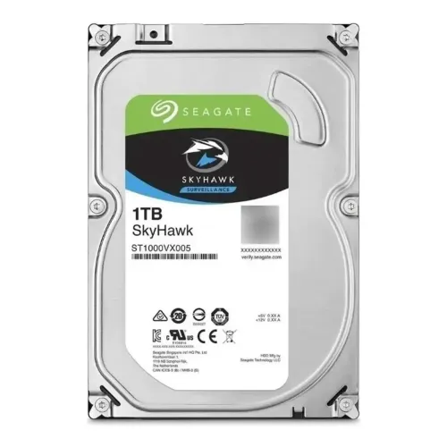 Hd Seagate Surveillance Skyhawk 1tb Sata 64mb 3.5'' 5900rpm Prateado