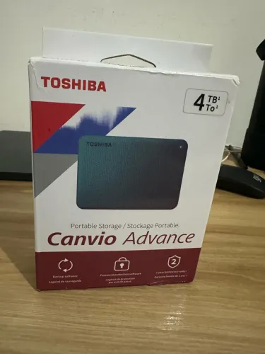 HD Externo Portátil Toshiba 4TB Canvio Advance USB 3.0 Verde - HDTCA40XG3CA