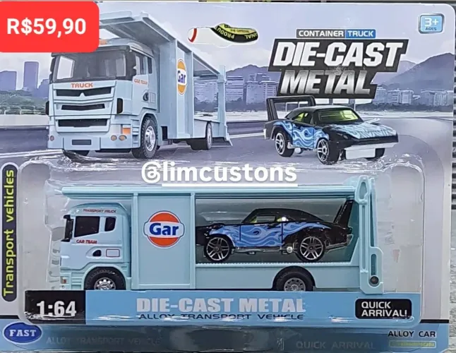 Caminhao Transport reboque 1:64 - Alloy Models 