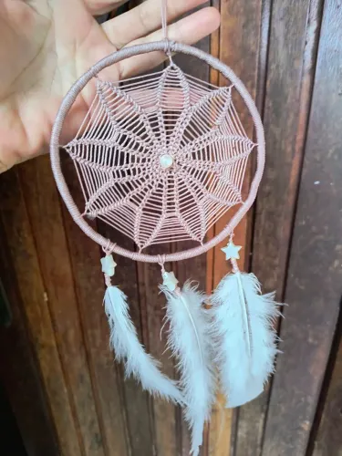 Filtro dos sonhos artesanal