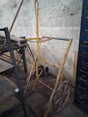 Carrinho de serralheria oxigenio