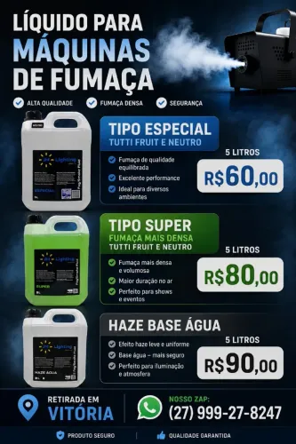 Líquido para máquinas de fumaça