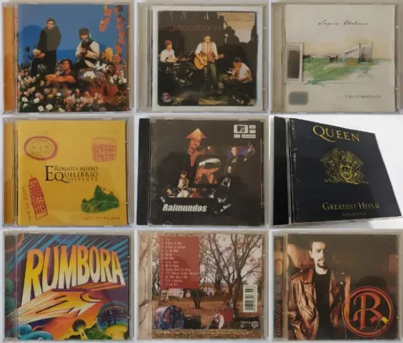 CD's de Rock Nacional e Internacional