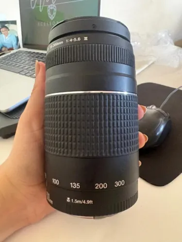 Lente 75 300 canon III